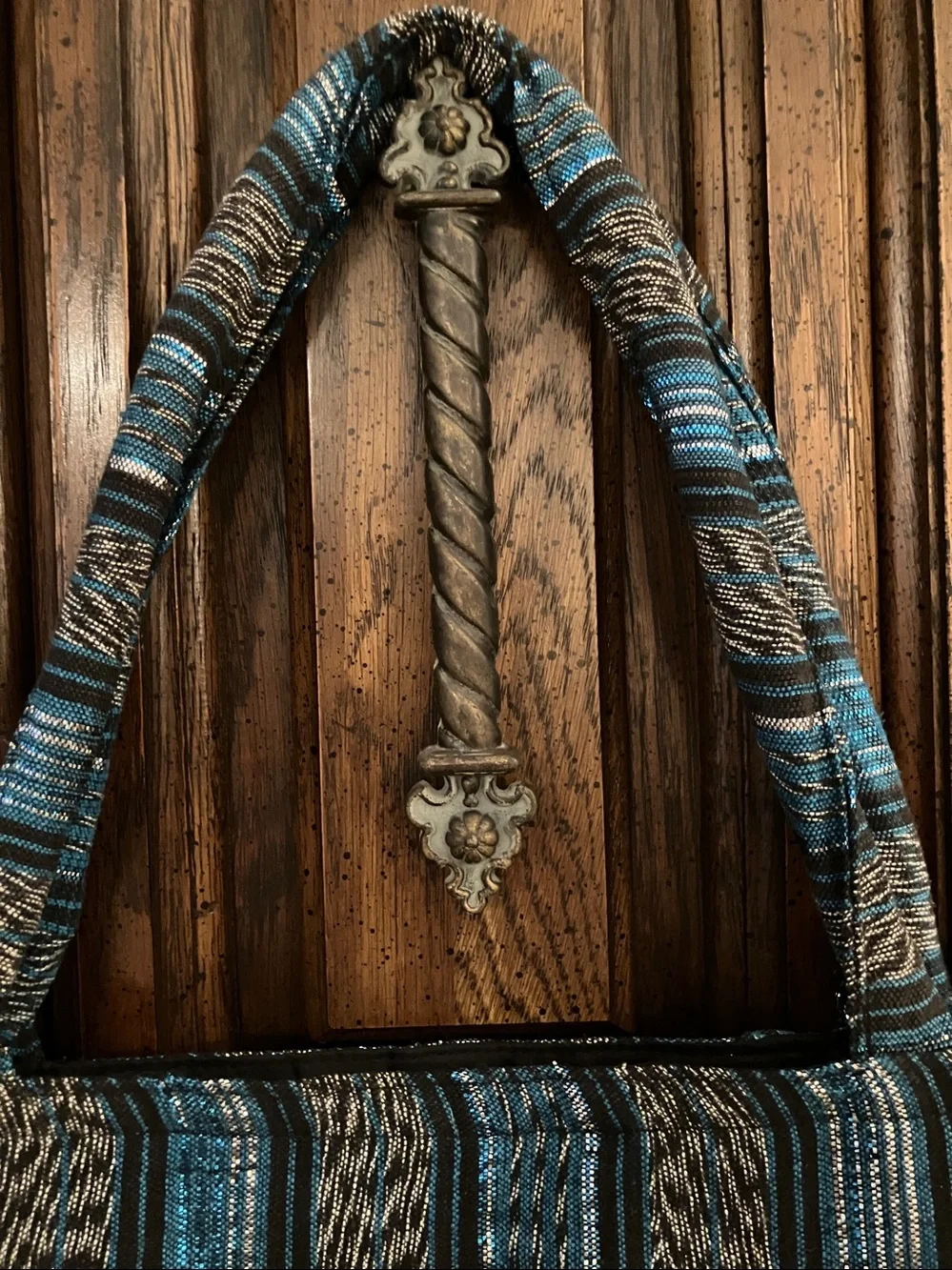 Embroidered cotton bag